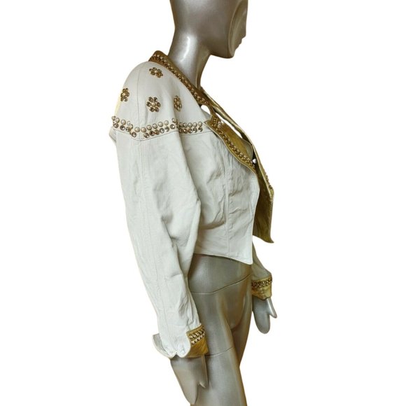 SOLD..80s LA Roxx Cropped Jacket - Picture 2 of 9